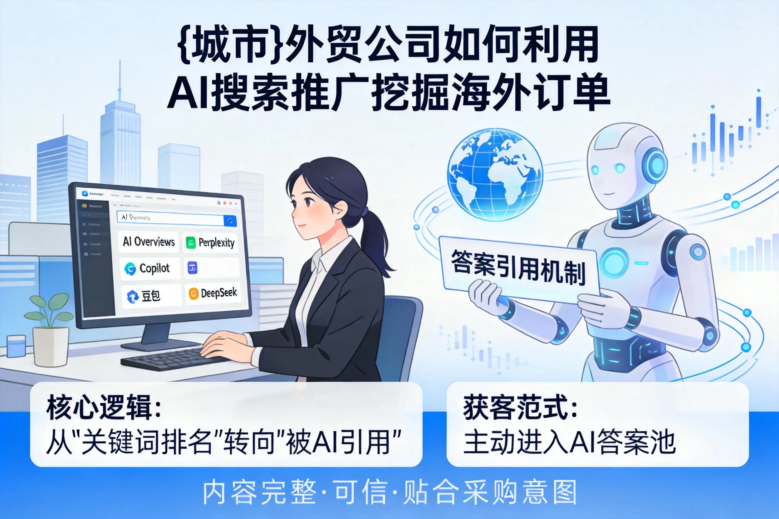 日喀则外贸公司如何利用AI搜索推广挖掘海外订单