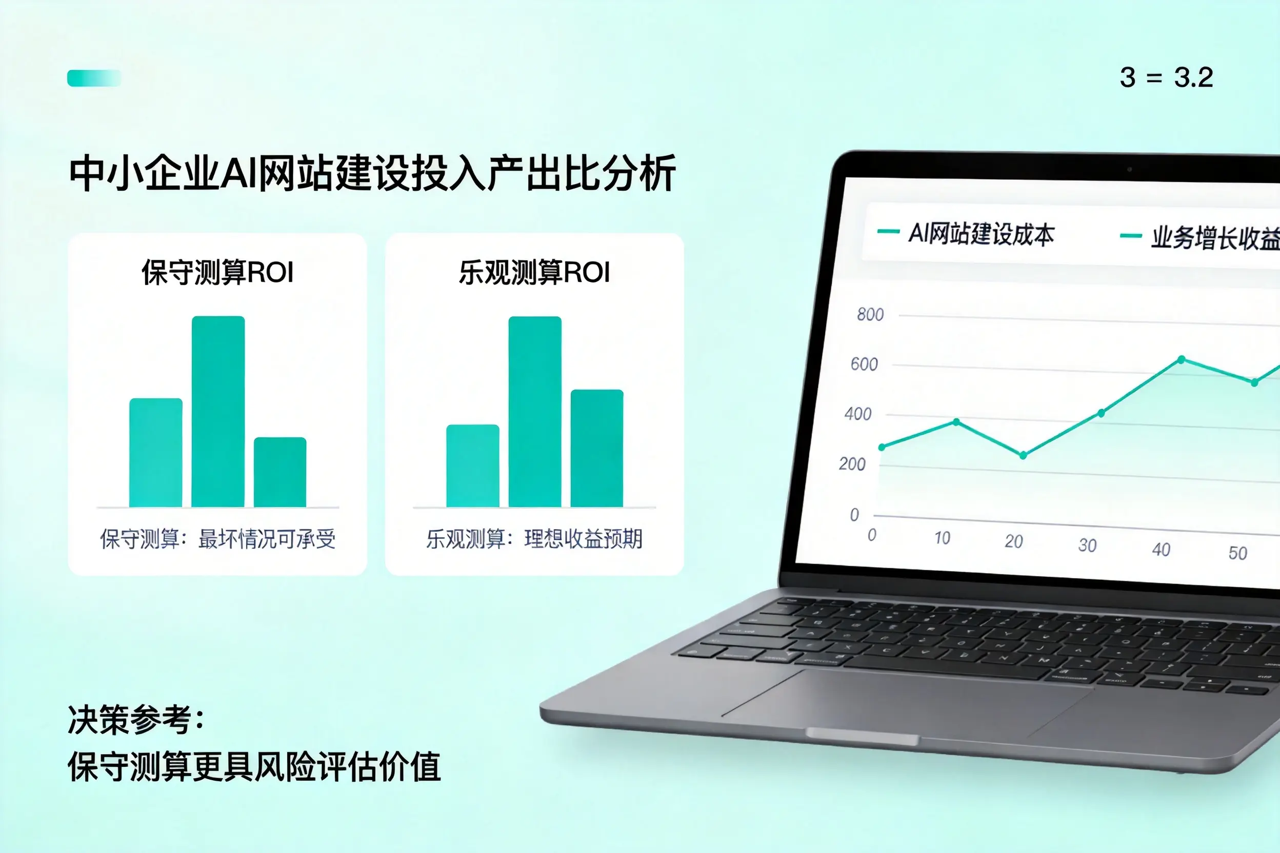 日喀则中小企业AI网站建设投入产出比怎么算？先看这份分析