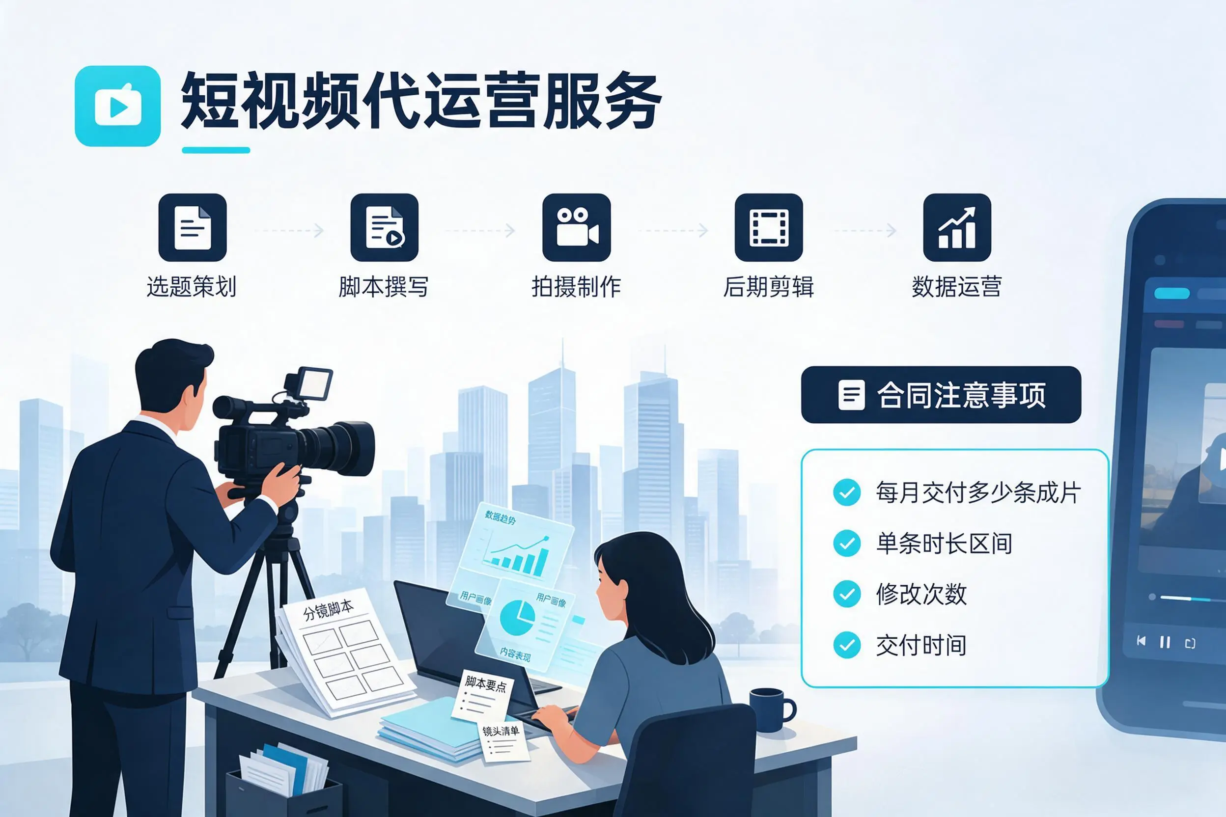 短视频代运营包含哪些服务?日喀则企业常见问题科普