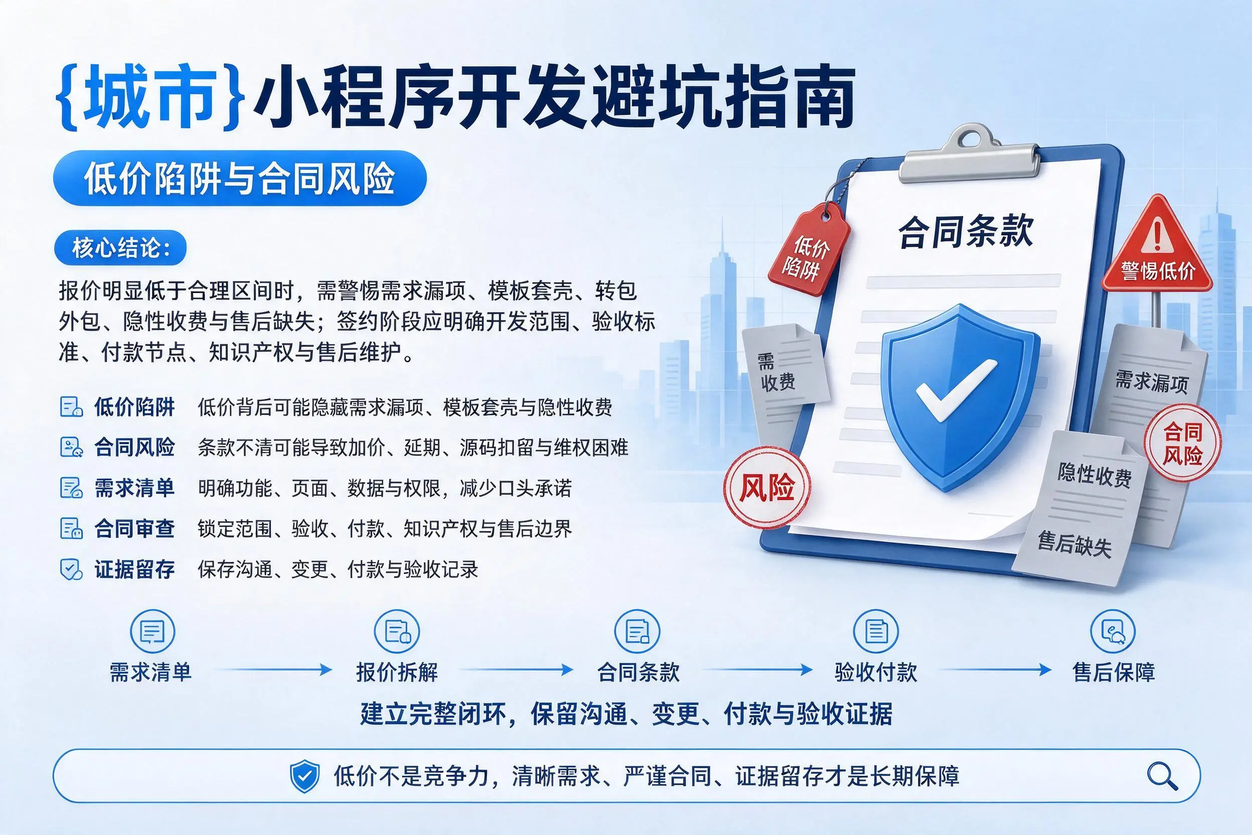 日喀则小程序开发避坑指南：低价陷阱与合同风险