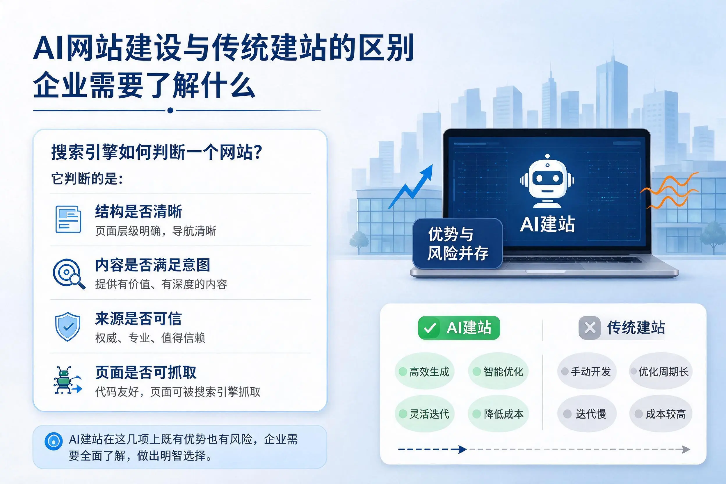 AI网站建设与传统建站的区别，日喀则企业需要了解什么