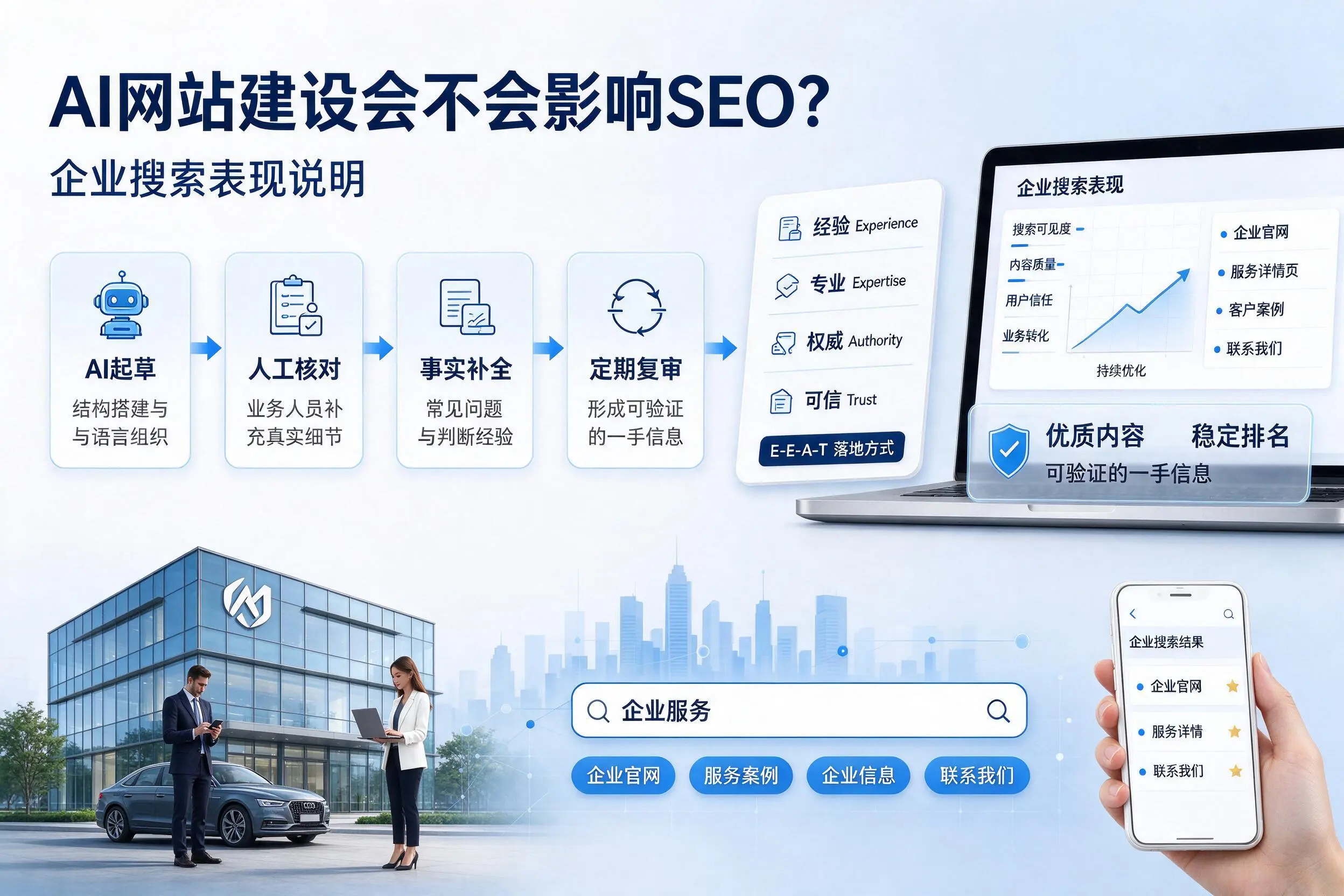 AI网站建设会不会影响SEO?日喀则企业搜索表现说明